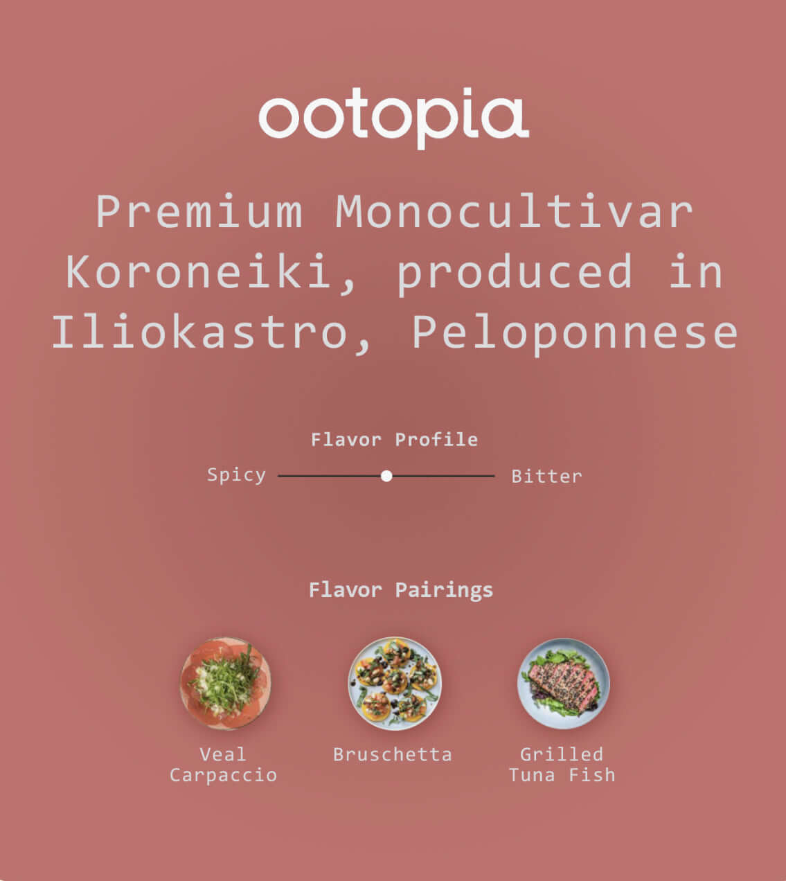 Ootopia Organic Koroneiki Single Estate Iliokastro