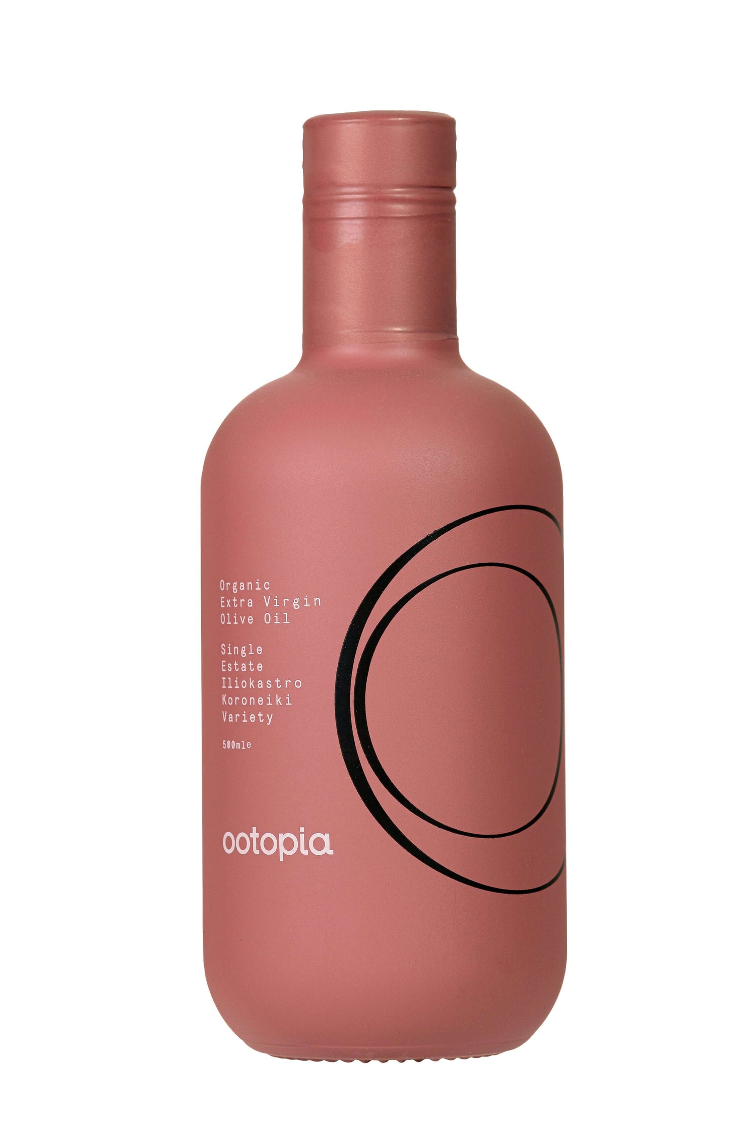 Ootopia Extra Virgin Olive Oil bottle, featuring a sleek design, ideal for culinary use and gourmet cooking.