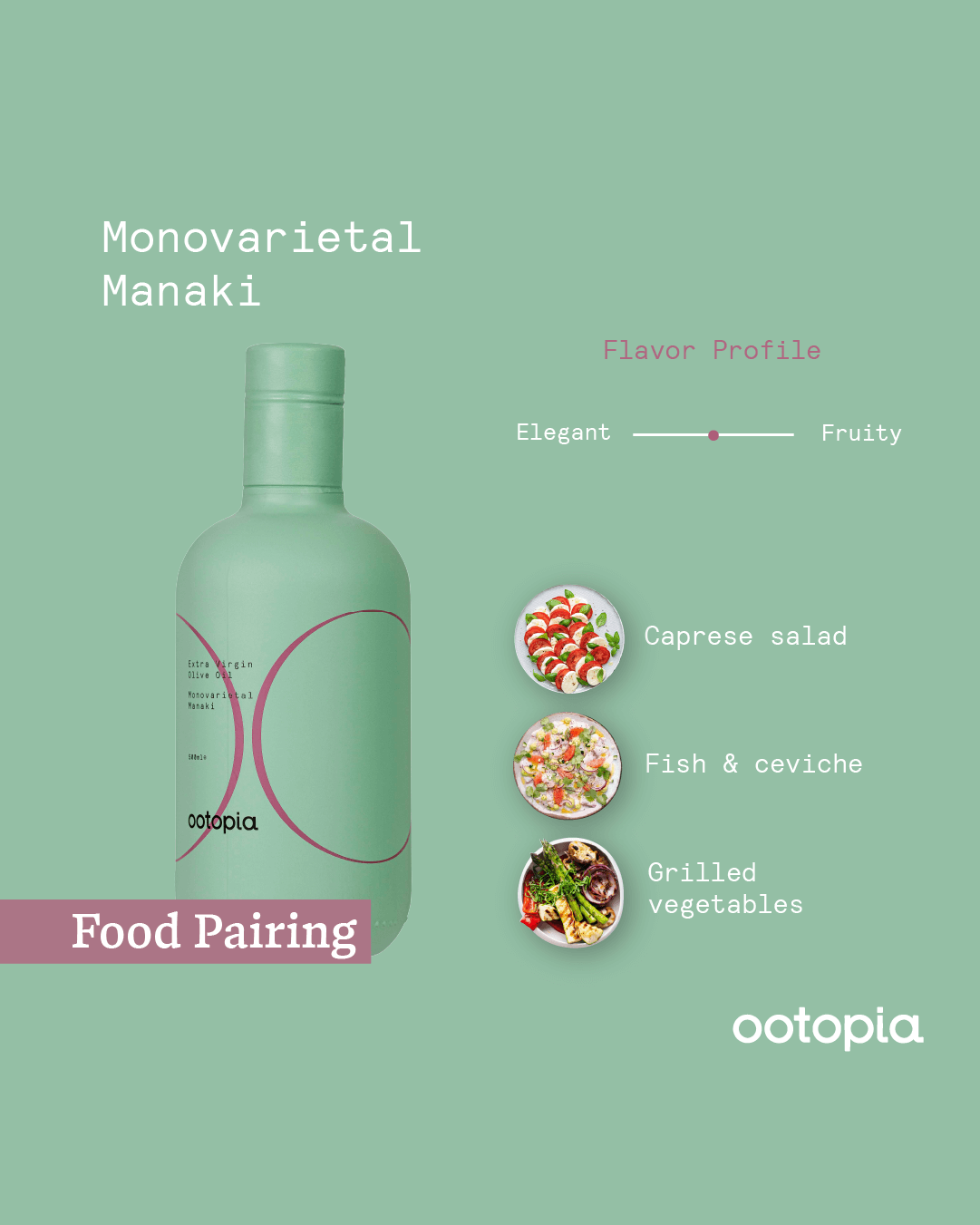 Ootopia Koroneiki & Manaki Olive Oil Combo – 500ml & 250ml Bottles | Bold Meets Beautiful in Greece’s Finest EVOOs