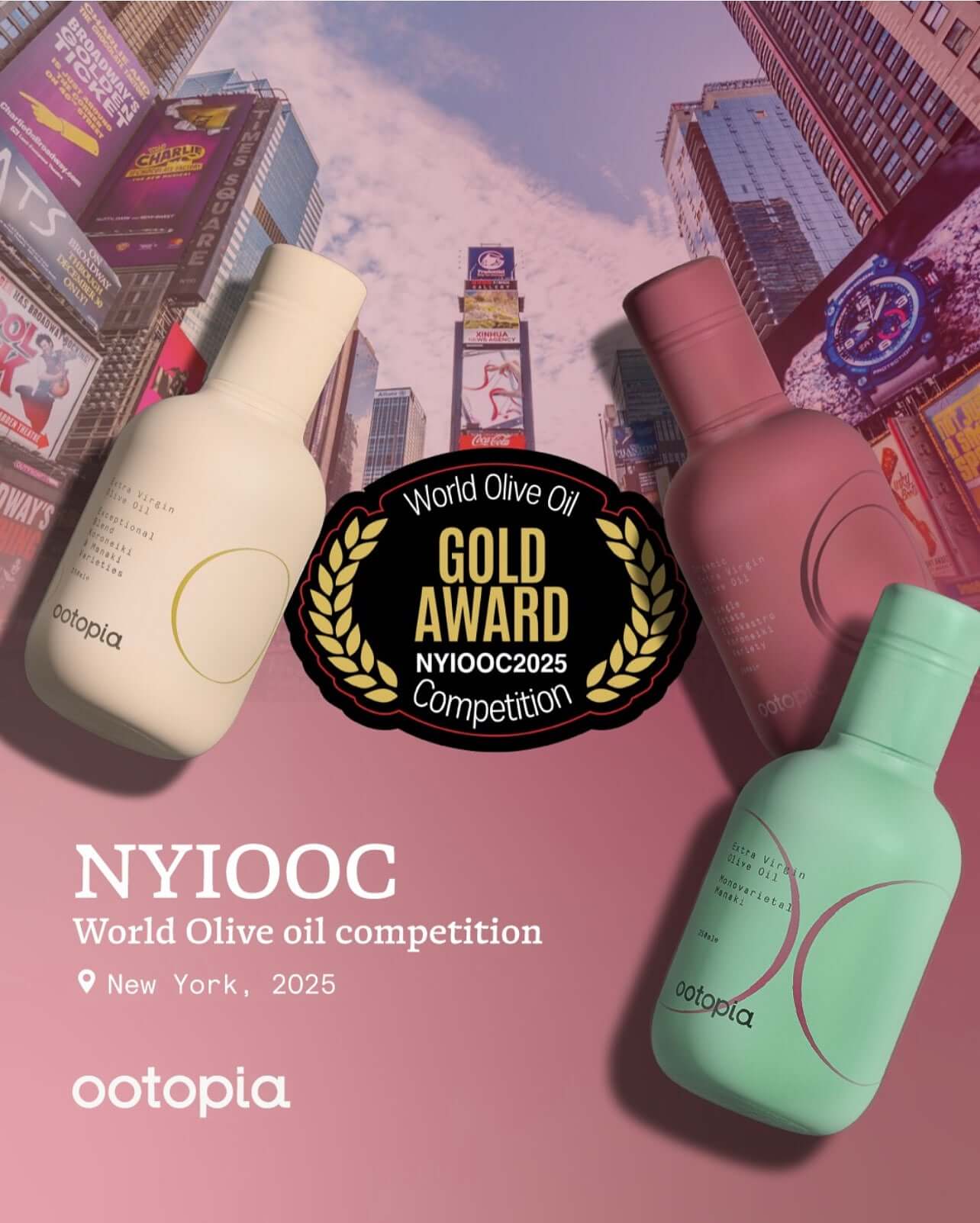 Ootopia Signature Greek Olive Oil Blend Combo – 500ml & 250ml Bottles | Balanced EVOO from Koroneiki & Manaki Olives | Premium Everyday Olive Oil