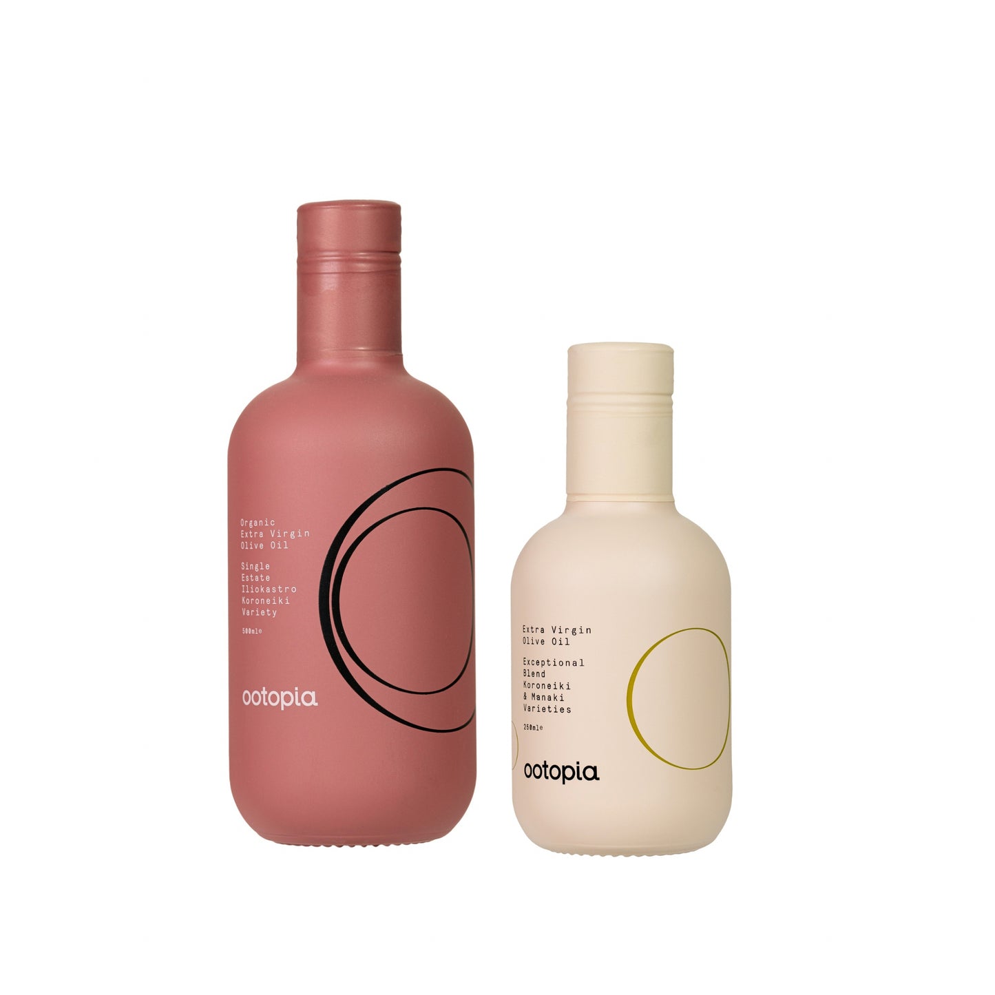 Ootopia Koroneiki & Ootopia Blend Olive Oil Combo – 500ml & 250ml Bottles | Robust and Balanced Greek EVOO Pairing