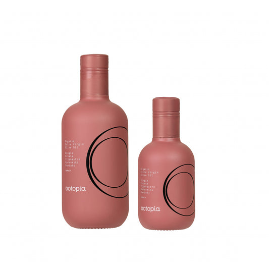 Ootopia Koroneiki Extra Virgin Olive Oil Combo – 500ml & 250ml Bottles | Cold-Pressed Greek EVOO from the Peloponnese | Best of Greece EVO IOOC & JOOP Award Winner