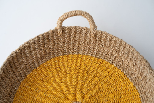 Iris Round Tray I Olive