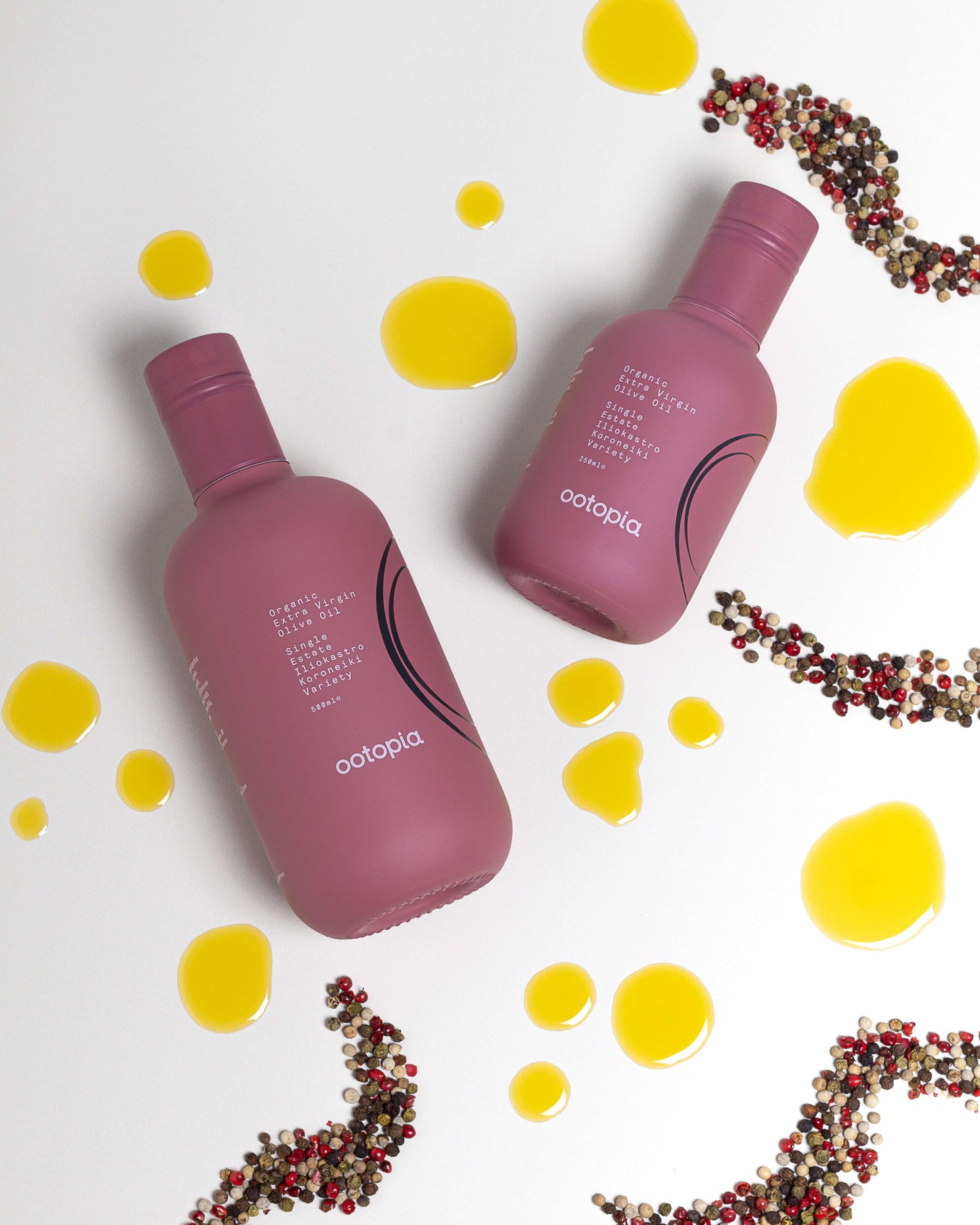 Ootopia Blend & Koroneiki Olive Oil Combo – 500ml & 250ml Bottles | Discover the Balance of Greece’s Finest EVOOs